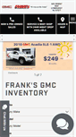 Mobile Screenshot of franksgmc.net